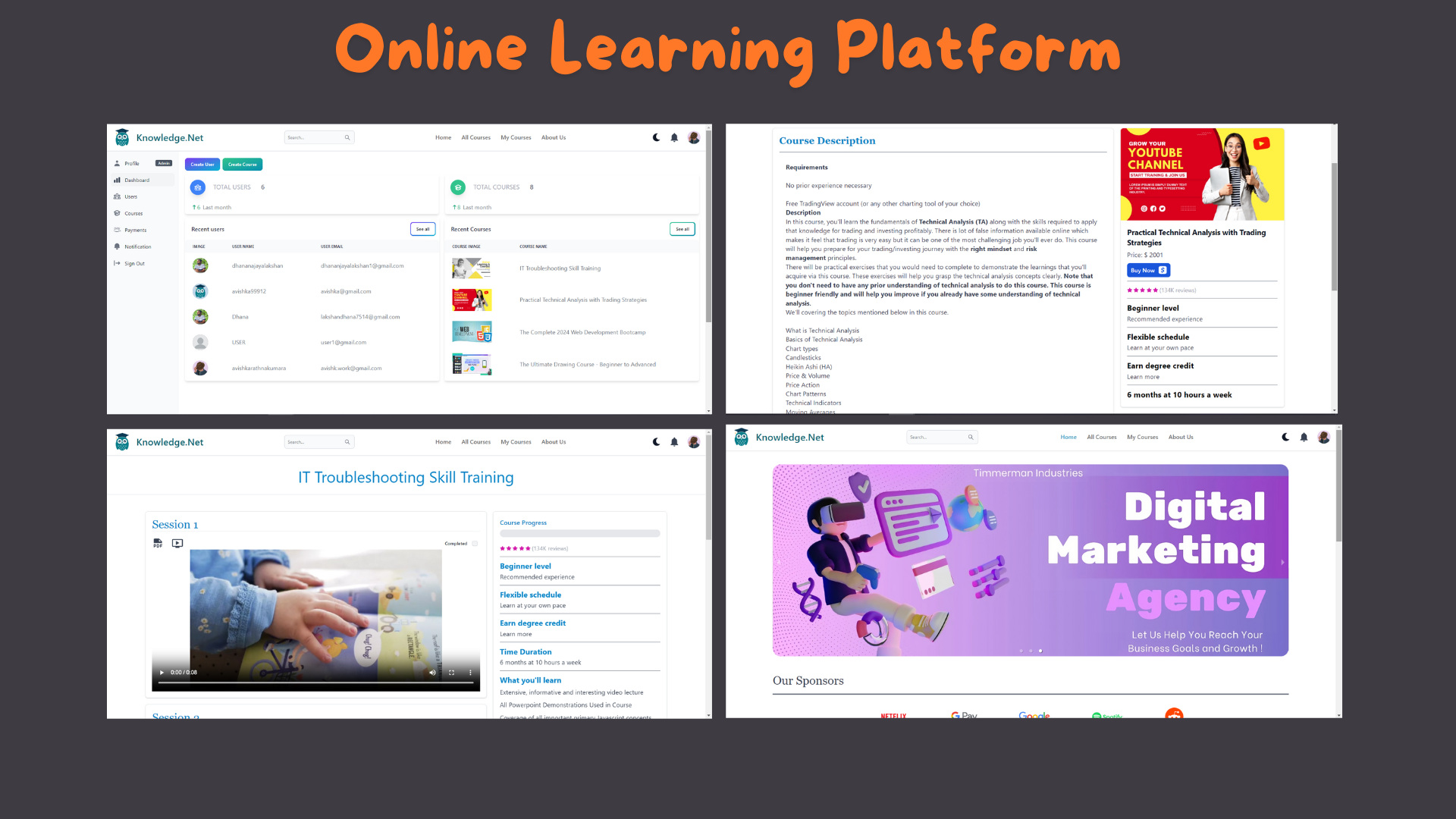 Online Learning Platform